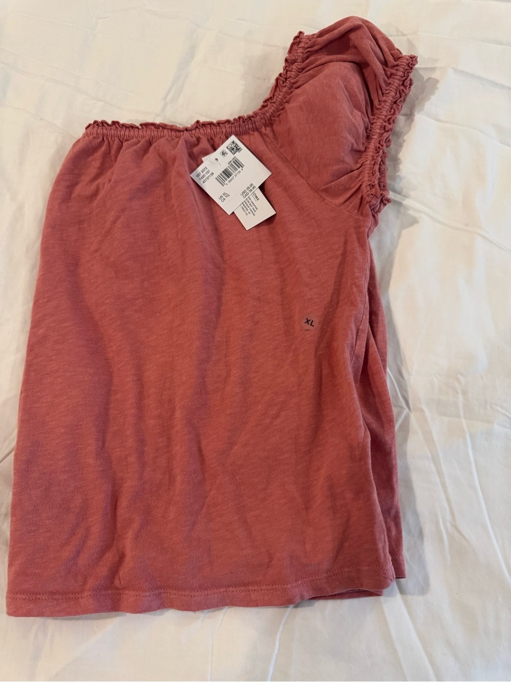 American Eagle Outfitters- off the Shoulder Ruffle Tank - Dusty Rose